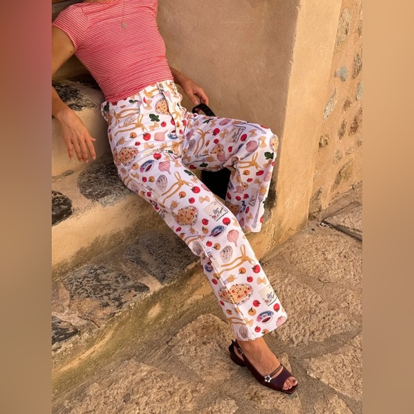 New Lisa Says Gah Robyn jeans in buon appetito print - Picture 4 of 12